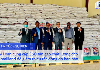 Đài Loan cung cấp 560 tấn gạo chất lượng cho Somaliland để giảm thiểu tác động do hạn hán