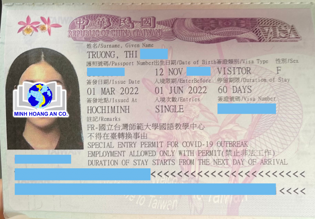 Một số visa du học Đài Loan mới nhất dành cho du học sinh 15