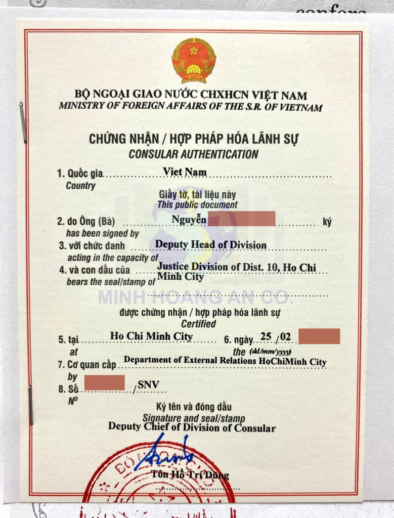 Dịch vụ dịch thuật công chứng, hợp pháp hoá lãnh sự & tem dấu đại sứ quán 3
