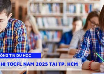 Lịch thi TOCFL năm 2025 tại TP. HCM