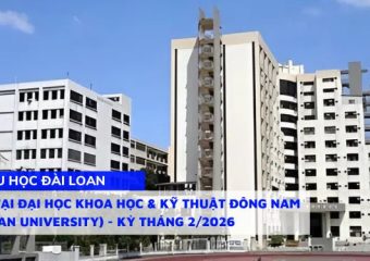 Hệ 1+4 tại Đại học Khoa học & Kỹ thuật Đông Nam (Tungnan University) – Kỳ Tháng 2/2026