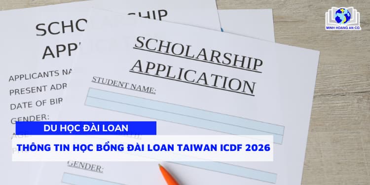 Thông tin học bổng Đài Loan Taiwan ICDF 2026 1