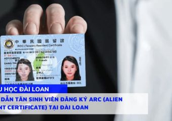 Hướng dẫn Tân Sinh Viên Đăng ký ARC (Alien Resident Certificate) tại Đài Loan