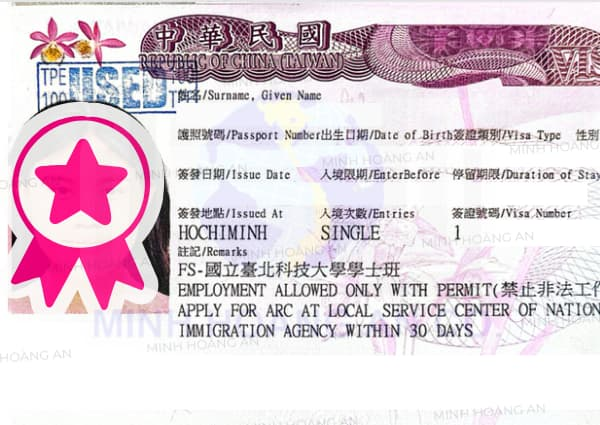 Hướng dẫn nộp Visa du học Đài Loan và Những điều cần biết 3 Hướng dẫn nộp Visa du học Đài Loan và Những điều cần biết 3
