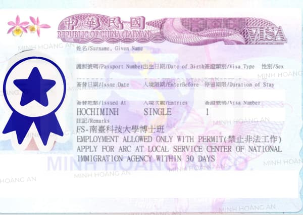 Hướng dẫn nộp Visa du học Đài Loan và Những điều cần biết 4 Hướng dẫn nộp Visa du học Đài Loan và Những điều cần biết 4