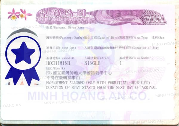 Hướng dẫn nộp Visa du học Đài Loan và Những điều cần biết 2 Hướng dẫn nộp Visa du học Đài Loan và Những điều cần biết 2